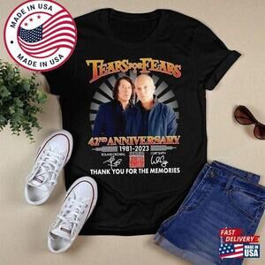 Tears For Fears 42Nd Anniversary 1981  Thank You The Memories Shirt